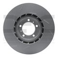 Dynamic Friction Co Dfc Geospec Coated Rotor - Slotted, 614-02085D 614-02085D